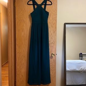 LULUS EMERALD MAXI DRESS // Size M